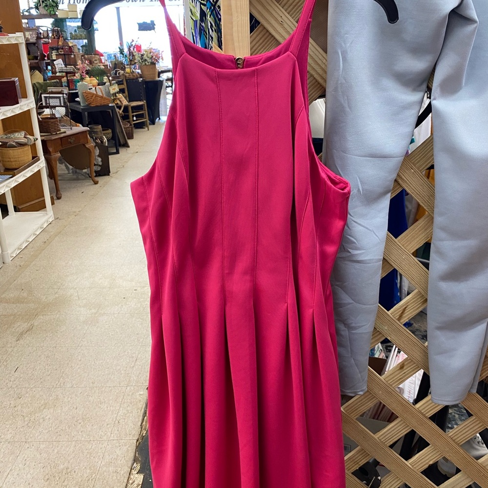 Calvin Klein Hot Pink Midi Dress